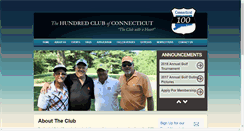 Desktop Screenshot of hundredclubofct.org